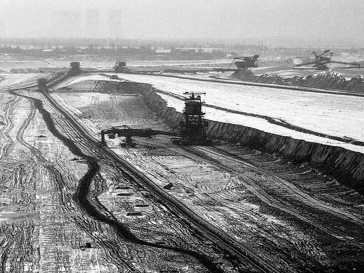 Tagebau Espenhain Braunkohlebagger Geschichte